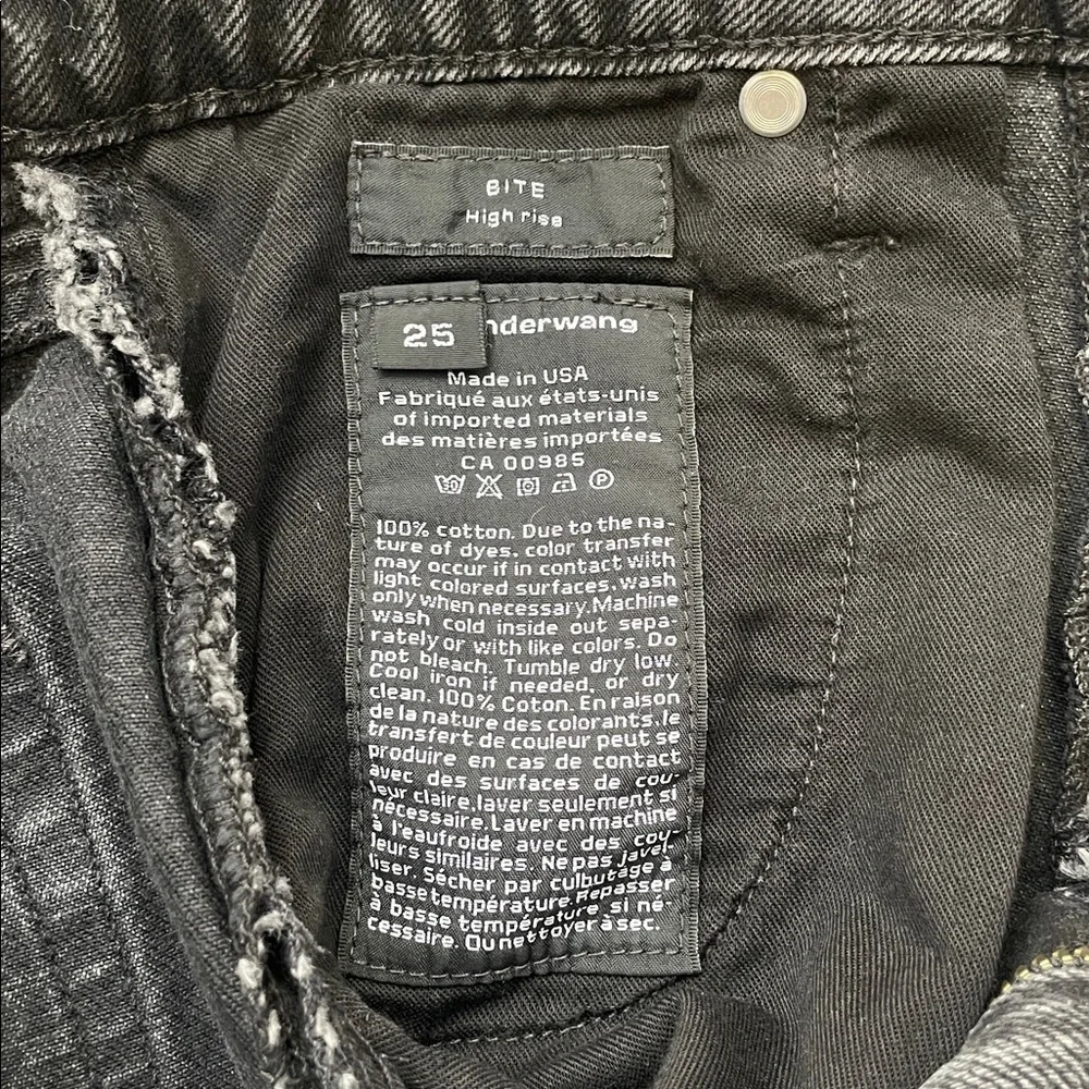 Alexander Wang Black Jean Shorts - Picture 5 of 11